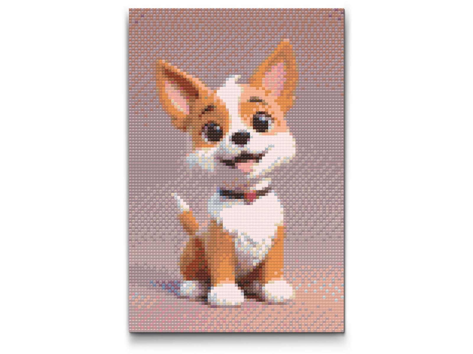 Diamantové malování - Doggy für Kinder
